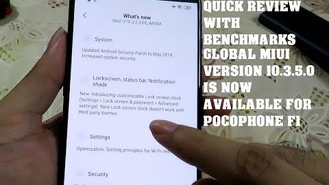 Pocophone F1 MIUI v 10.3.5.0 Stable Update Quick Review with Benchmarks Android 9 & How to Install