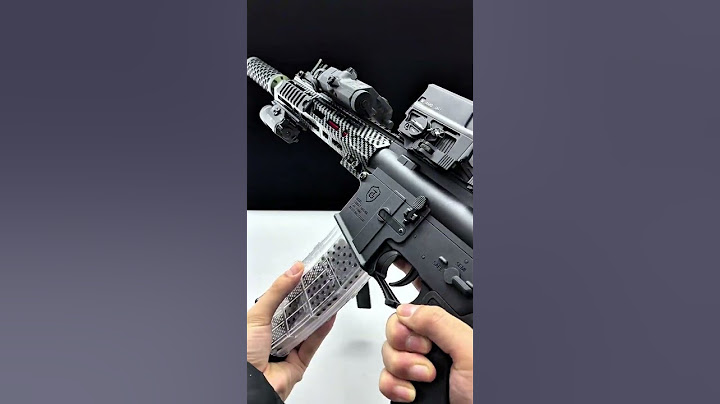 Carbon Fiber F4+Smoke Silencer Who needs this for Christmas  #toys #gelblasters #airsoft