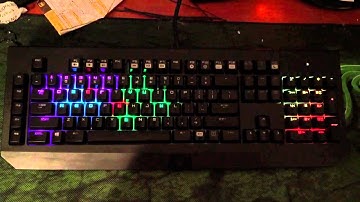 Blackwidow Chroma CSGO Light setup