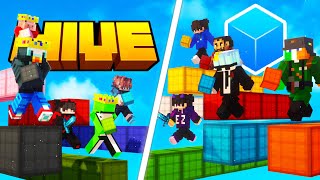 100 Hive Players Vs 100 Cubecraft Players