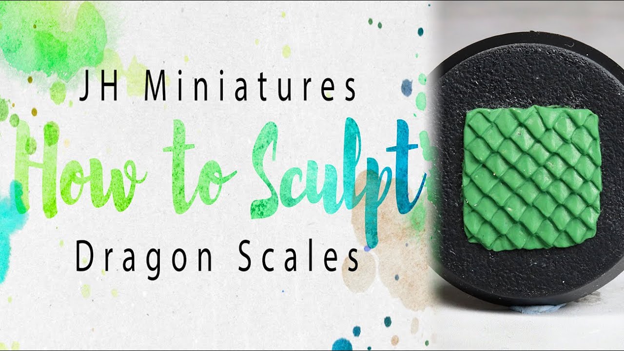 How to Sculpt Dragon Scales YouTube