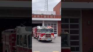 Newton Engine 3 responding #fire #firebuff #firefighter #ems #shorts