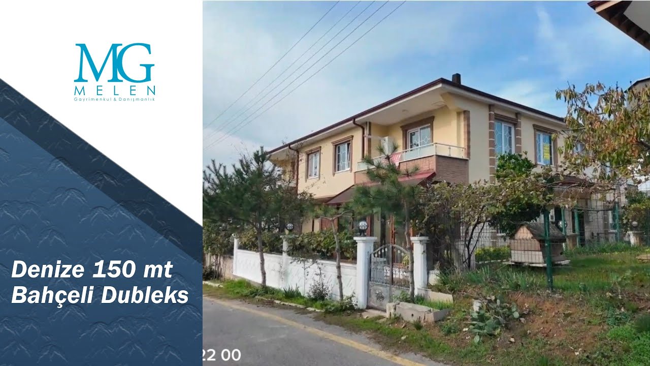 DENİZE 150 METRE BAHÇELİ DUBLEKS KONUT
