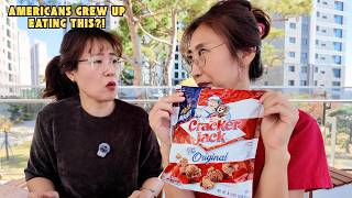 North Korean Sisters Try American Snacks for the First Time!  🇺🇸 screenshot 3