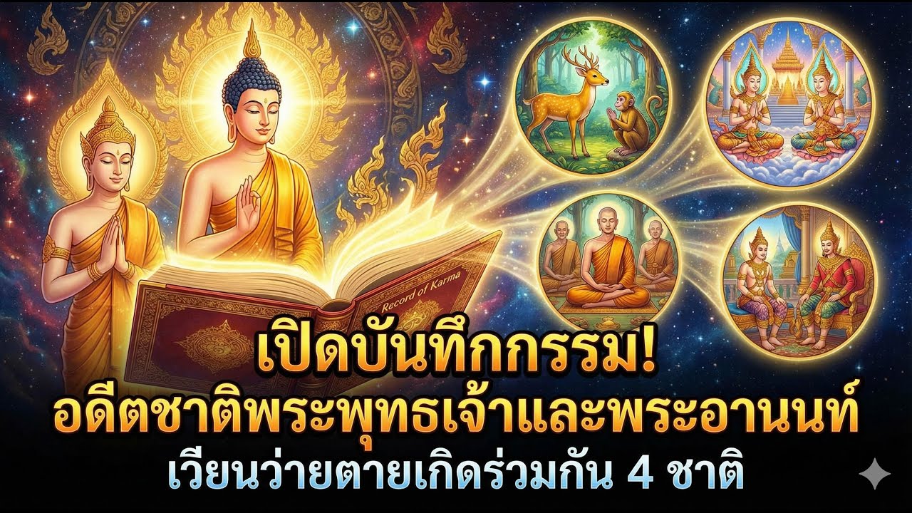 4 ชาติภพ แห่งความผูกพัน ทำไมพระอานนท์ถึงเป็นเงาตามตัวพระพุทธองค์?