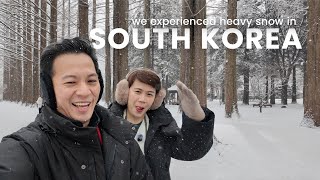 We experienced heavy snow in South Korea! | JAN 2025 | Travel Guide 4K