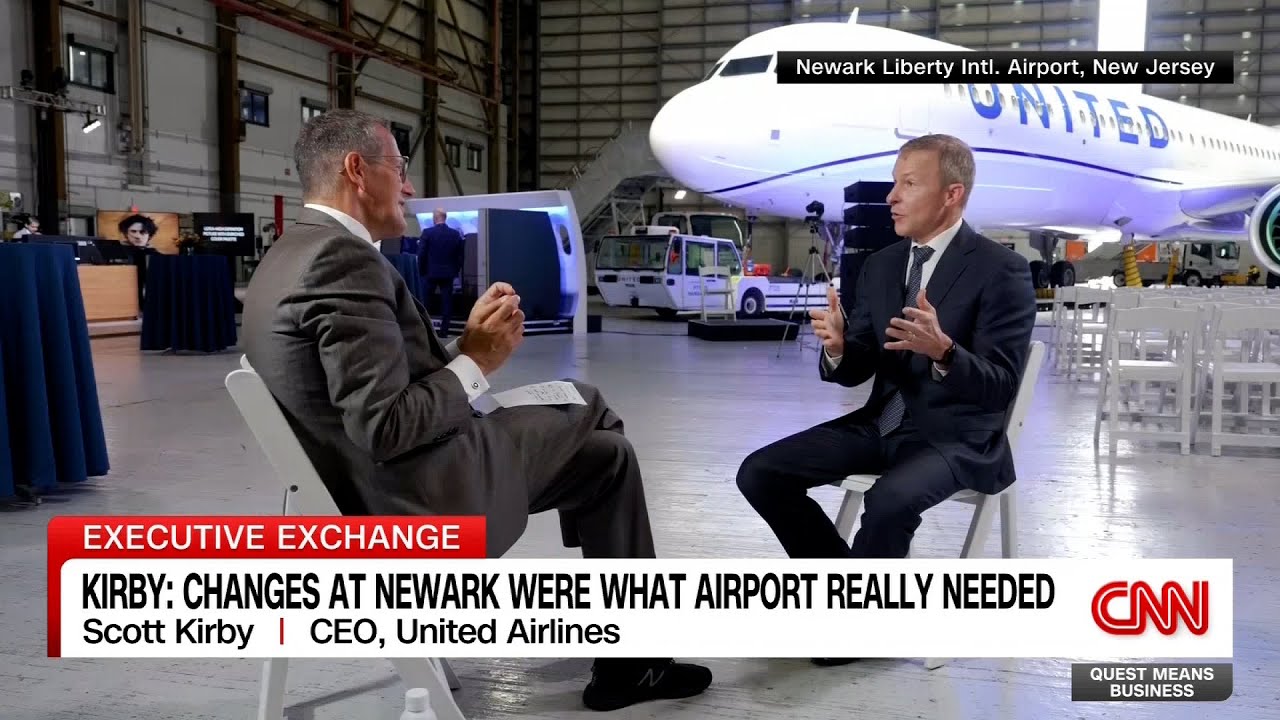 United Airlines CEO on the FAA's Move to Limit Flights at Newark Airport