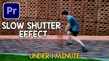 How To Make a Slow Shutter Effect in Premiere Pro | FULL GIUDE