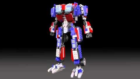 KRE-O Transformers Optimus Digital Build