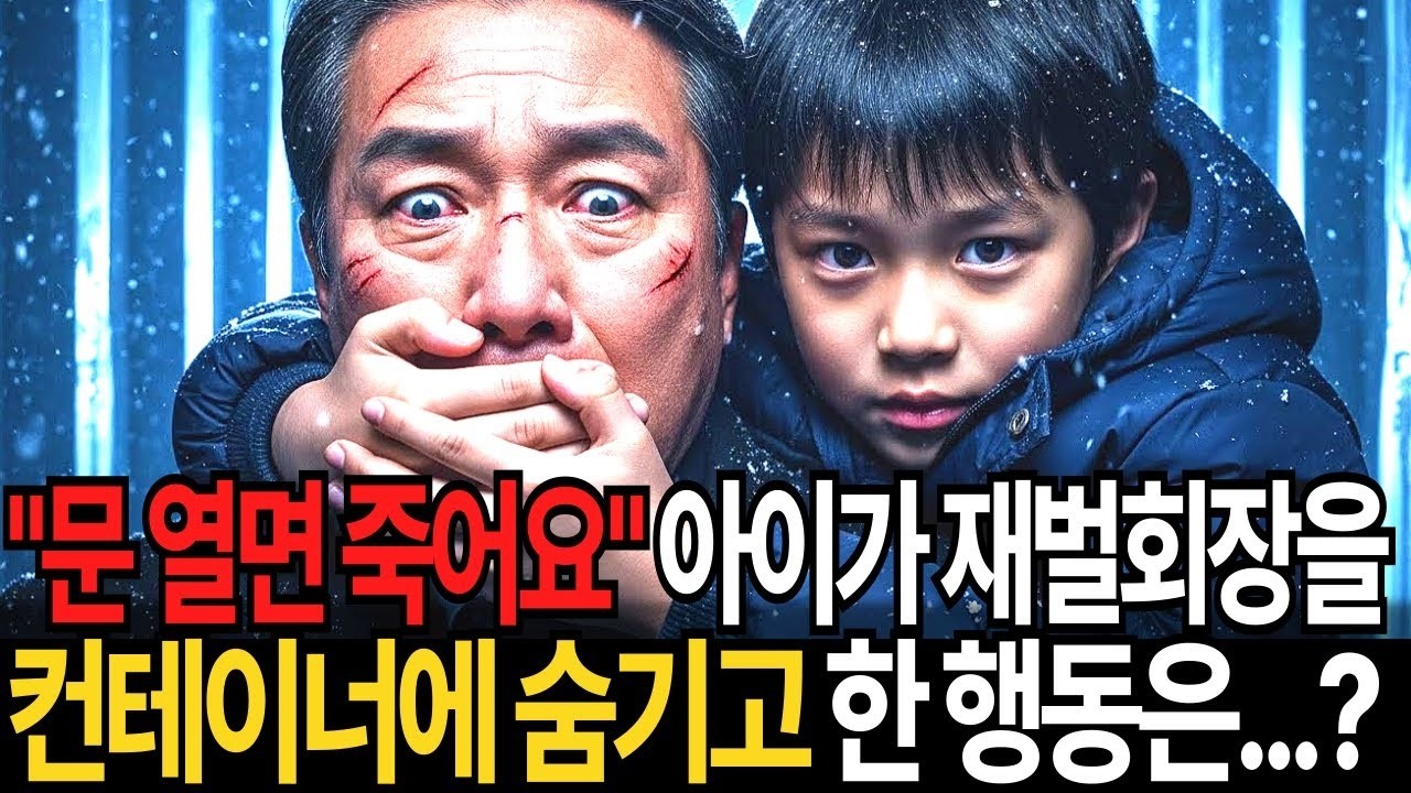 “문 열면 죽어요” 아이가 재벌회장을 컨테이너에 숨기고 한 행동은