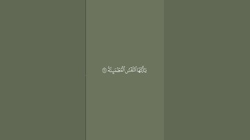 من سورة الفجر - القارئ الشيخ ياسر الدوسري #قرآن