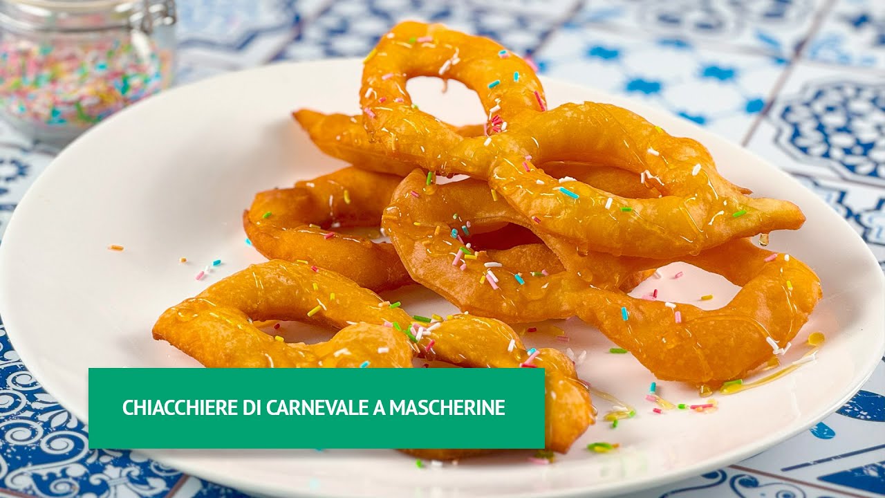 MASCHERINE DOLCI DI CARNEVALE - Ricetta impasto delle chiacchiere