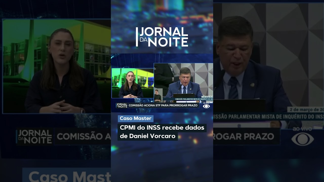Novos dados do banqueiro Daniel Vorcaro foram entregues à CPMI do INSS