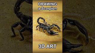 Scorpion media painting #art