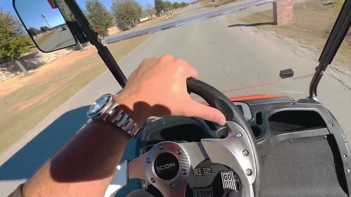 2023 Icon i40L Golf cart Road Test and Review - Frisco, TX