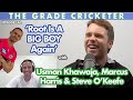 Episode 146. Root Is a Big Boy Again, with Usman Khawaja, Marcus Harris and Steve O'Keefe