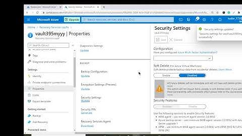 Azure Back up recovery   Soft delete   Lab