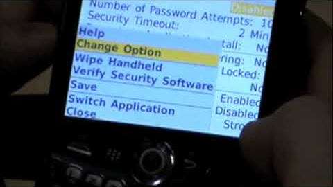 How to Data Clear and Erase a Blackberry Curve 8330