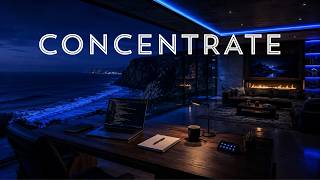 Deep Work Music for Coding & Focus 💻 | Night Ocean Workspace Ambience | Hyperfocus