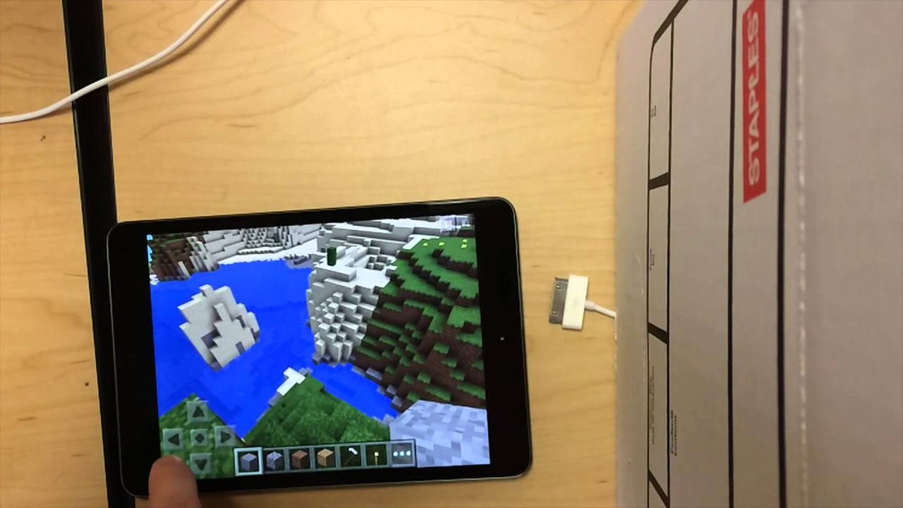 iPad Air Minecraft - YouTube