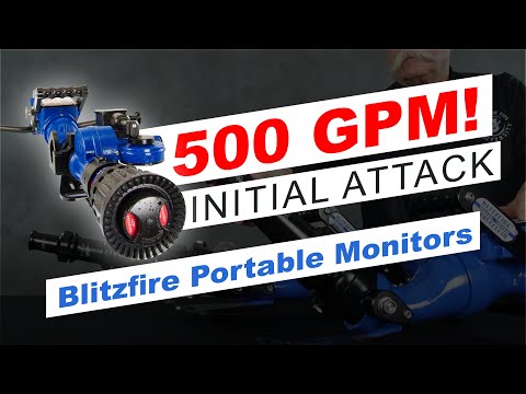 500 GPM High Performance Initial ATTACK – Blitzfire Portable Firefighting Monitors