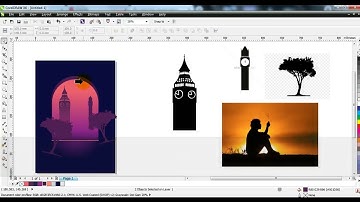 How To Create Vector Art Portrait Wallpaper in Coreldraw - Ahsan Sabri Tips & Tricks
