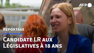 A 18 ans, Raphaëlle Rosa passe son bac et se présente aux législatives | AFP