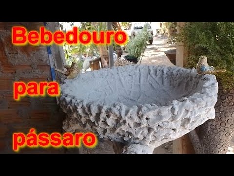 Venha fazer comigo um lindo Bebedouro para pássaro