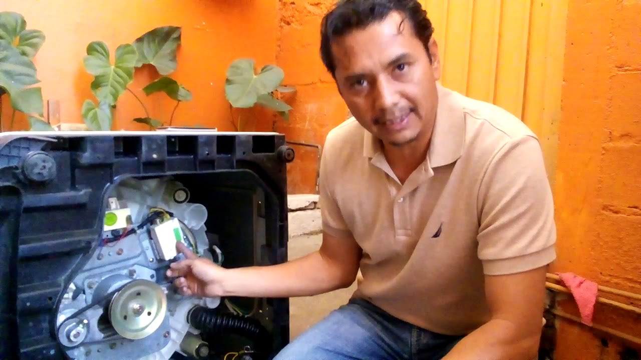 Lavadora samsung NO CENTRIFUGA. falla capacitor de marcha. CURSO DE GRATIS - YouTube