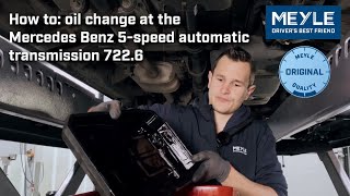 How to: oil change at the Mercedes Benz 5-speed automatic transmission 722.6