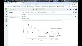 Control phase P Chart using minitab