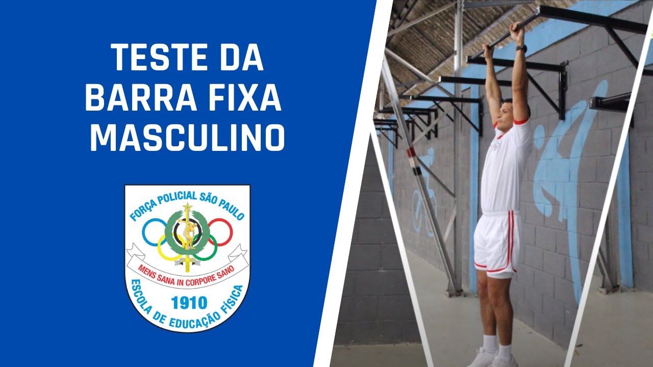 TAF PMESP - TESTE "BARRA FIXA" MASCULINO