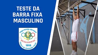 TAF PMESP - TESTE 'BARRA FIXA' MASCULINO