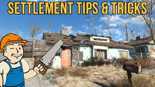 Fallout 4 Settlement Building Tips and Tricks NO MODS