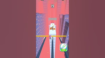 Roof Rails Gameplay Level 34 🔥 | Best Android Game | Perfect Run & Tricks #shorts #gaming