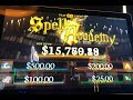 NEW! Pick A Stone Bonus Game! Max Bets on Spell Academy @ Rosie's!