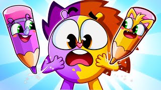 Funny Drawing Pencils | I Lost My Color | Songs for Kids by Toonaland