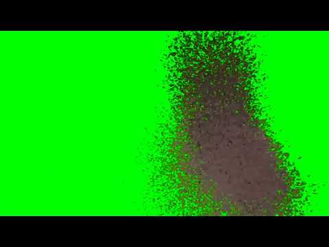 Thanos snap in green screen effects