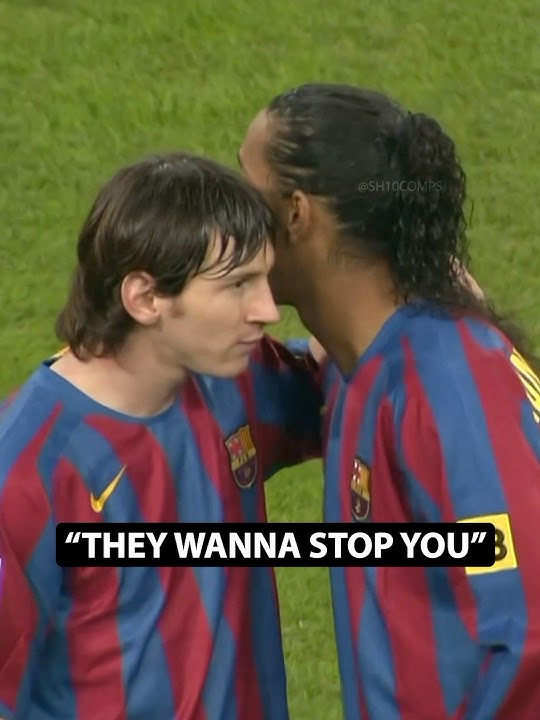 Messi & Ronaldinho Destroying Real Madrid 😈