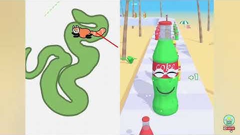 Help Me Tricky Puzzle vs Juice Run 3D - All Levels Satisfying Gameplay 2024...