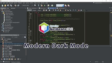 Modern Dark Mode for Netbeans 12.0, 12.4 [Update 2022]