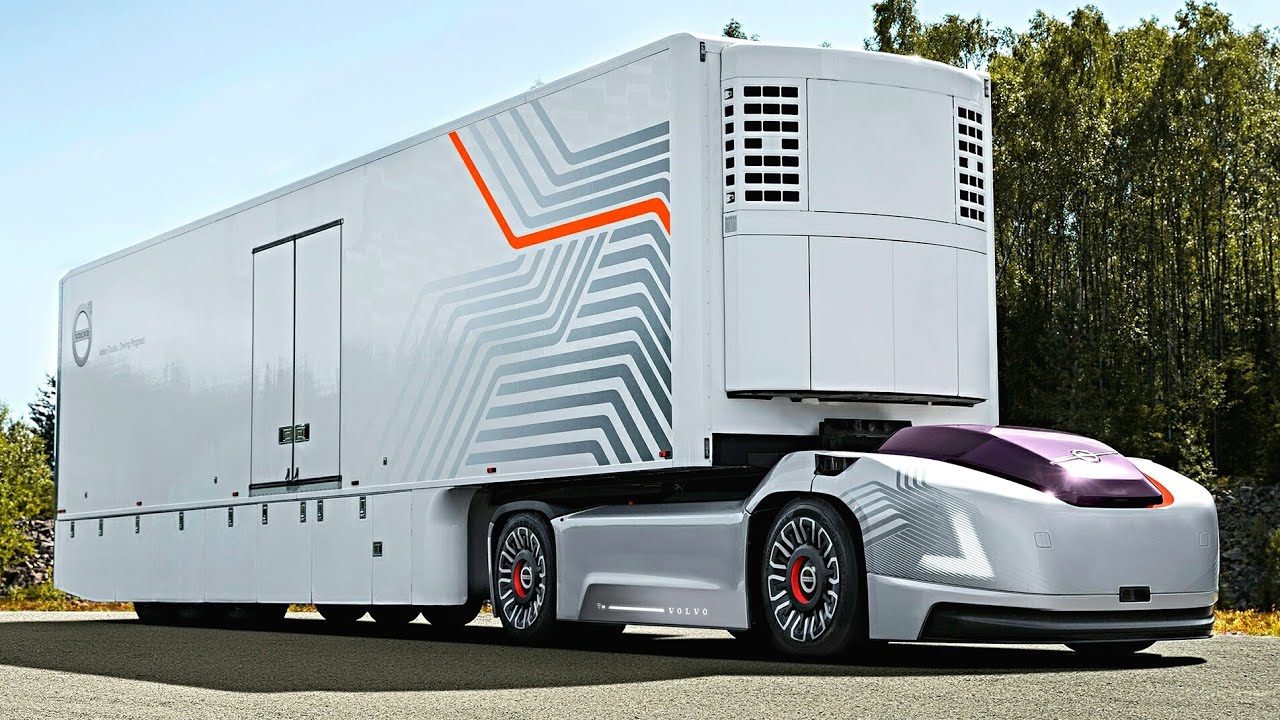 Volvo Autonomous Driving Truck – Volvo Self Driving Truck / Volvo Vera Self- Driving EV, Volvo Trucks - YouTube
