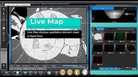 JEOL Live Map (JSM-IT510 InTouchScope(TM) Scanning Electron Microscope)