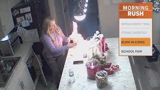 Full Texas woman sues over candle explosion Update
