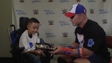 Alex "The Bulldog" from Make-A-Wish designs a John Cena Mattel action figure