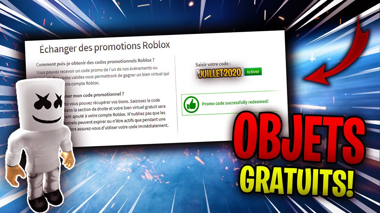 Comment puis-je activer un code promotionnel Roblox ? – Support Roblox