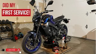 2022 YAMAHA MT09 First Service!