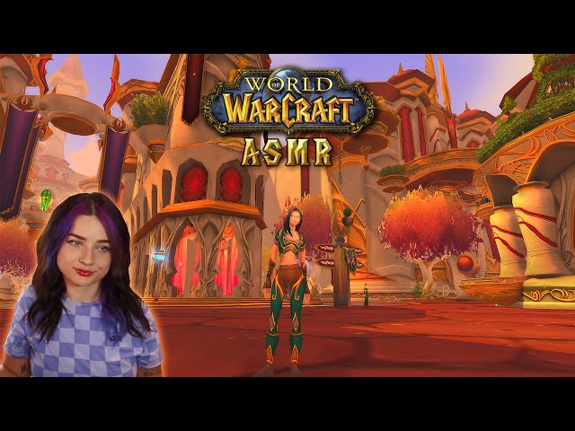 [ASMR] Exploring Silvermoon City 🍂 Classic World of Warcraft 🍂 Lore Reading, Whispering
