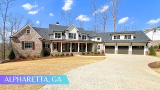 Luxury New Construction with Home Theatre FOR SALE North of Atlanta | 5 BEDS | 6  BATHS | 8,647 SQFT