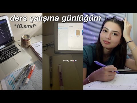 ders çalışma günlüğüm // verimli bir günüm🙌🏻